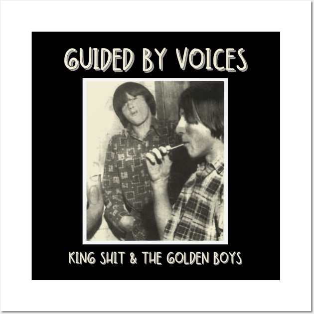 Guided By Voices Vintage 1983 // King Shit & The Golden Boys Original Fan Design Artwork Wall Art by A Design for Life